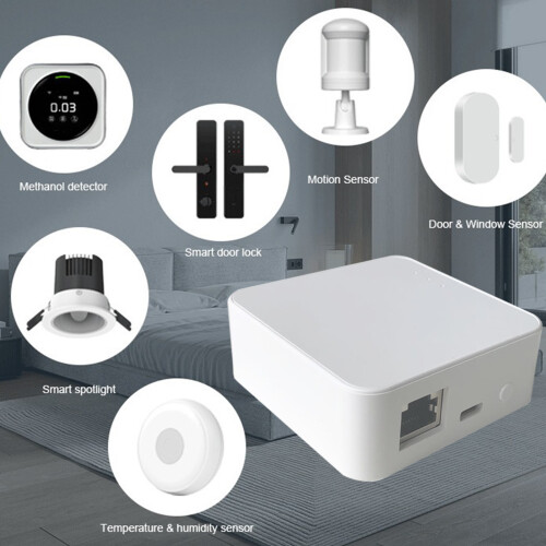 SUSUchens Zigbee Gate-way Hub Οικιακός αυτοματισμός Φωνητικός έλεγχος Καθολική συμβατότητα 1
