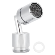 Eddwiin Universal-Wasserhahn mit M24-Gewinde, 720 drehbar, wassersparend, Küchenausstattung