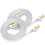 Καλώδιο Ethernet CAT86ft2Pack, καλώδιο patch υπολογιστή δικτύου υψηλής ταχύτητας, 40Gbps2000Mhz 1