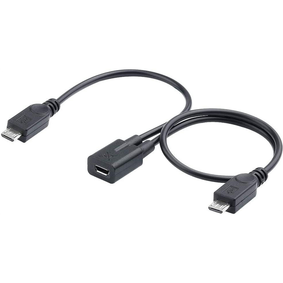 Micro Usb Female To 2 Micro Usb Male Splitter Cable 9048212579366