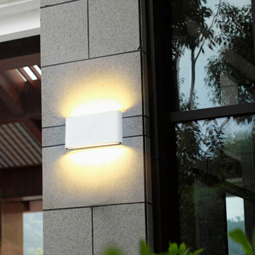Απλίκα LED Αδιάβροχη εξωτερική λάμπα τοίχου IP65Αλουμινίου 12W LED Απλίκα τοίχου 2