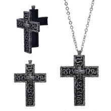 Gioco di collana con polpo Hot2025, collana con scomparto segreto, collana con croce