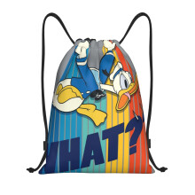 Donald Duck Classic Tas met Trekkoord, Opvouwbaar, Sport, Fitness, Tas met Trekkoord, Unisex, Strand Sport Reistas