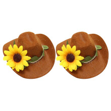 Eease2pcs Wijnfles Hoeddecoraties Feest Stijlvolle Wijnfles Hoed Ornamenten