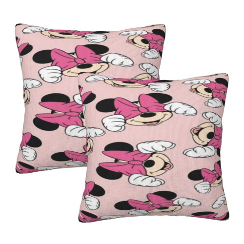 Μαξιλαροθήκες Mickey Mouse, σετ 2 μαξιλαροθηκών για καναπέ-κρεβάτι σαλονιού 20"X20"