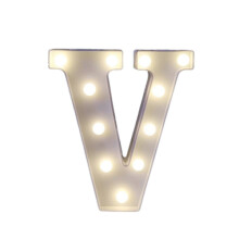 Große LED-Buchstabenleuchte, dekorative Gartenleuchte für den Außenbereich, V-max V
