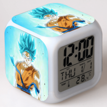 HANNTAOO digital vekkerklokke for barn, Dragon Ball-mønster, 7-fargers LED, termometer, nattlys, gave til gutter og jenter