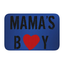 Tappeto da bagno super morbido antiscivolo Mama Boy per bagno, cucina, camera da letto, casa, 40x60 cm.
