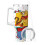 Ποτήρι Mickey Mouse 40oz με λαβή και καλαμάκι, αδιάβροχο, μονωμένο, με καπάκι και 3