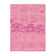 Blaincéad Caithimh Bog agus Chompordach Pink Panther, Blaincéad agus Caithimh Flanail Bog Éadrom Te le haghaidh Tolg Leaba Tolg 80"X60"