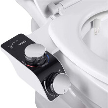 Bidet-Aufsatz für Toilette, Kalt- und Warmwasser-Doppeldüse, nicht elektrischer Bidet-Aufsatz, 9-16 Nordamerika