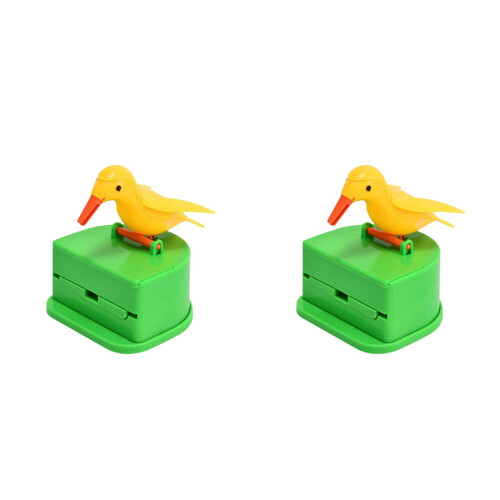 2 τεμάχια Δοσομετρητής οδοντογλυφίδας Little Bird Creative Push Type Οδοντόβουρτσα