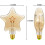 Λαμπτήρας LINLIN LED Edison, Vintage λάμπα, λαμπτήρες 4W E27LED, Λαμπτήρας LED με πυράκτωση, 3