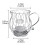 WRKEKC Kitchen Essentials Rea Koppformad Kaffekapselställ för Bänk Kaffebar Silver 2