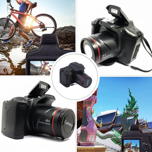 Caméra numérique portable Koolleo avec zoom 16x, caméscope et téléobjectif. 2