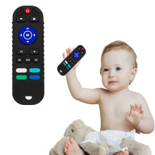 Anneau de dentition pour bébé RnemiTe-amo, anneau de dentition souple en silicone en forme de télécommande pour bébés de 0 à 18 mois, sans