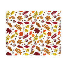 Dainzusyful Fall Decorations For Home Throw Blanket, Compatible with Autumn, Thanksgiving, Pumpkin, Orange Leaf Plush Wool Picnic Blanket