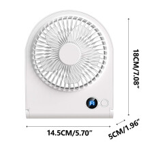 Gnobogi2024Neuer digitaler USB-Tischventilator, faltbar, leiser, leistungsstarker Wandventilator für Büro und Schreibtisch, im Ausverkauf