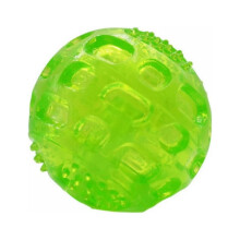 Brinquedo interativo e durável para cães Xinhuaya com som de guincho, azul, 7,6 cm (3 polegadas).