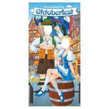 Poaug Banner Liquidação Decorações para Festa Oktoberfest Adereço para Fotos Decoração Oktoberfest para Casa em Promoção Decoração para