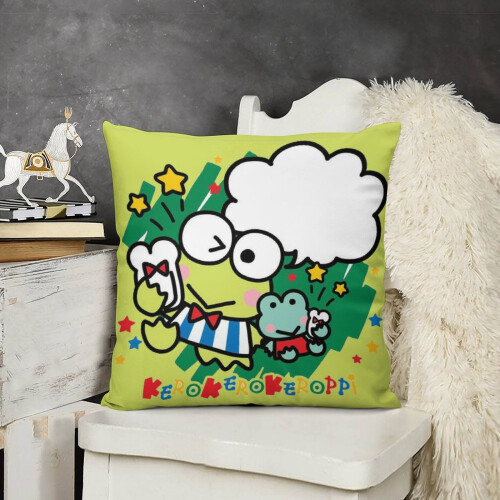 Kero Kero Keroppi Λούτρινη Μαξιλαροθήκη Πολλαπλών Μεγεθών Εξαιρετικά Άνετη 2