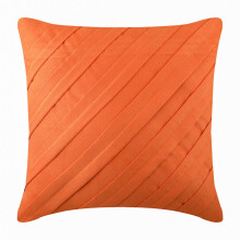 Față de pernă din piele întoarsă artificială portocalie 12x12inch, față de pernă pătrată 30x30cm pentru decorațiuni de Halloween - Design