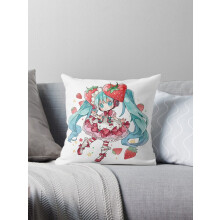 AIVO Hatsune Miku Căpșună-Prăjitură Husă de pernă Husă de pernă Husă de canapea cu două fețe