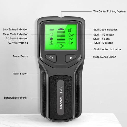 Εντοπιστής ακίδων Newsoul Sensor5in1Wall Scanner Ηλεκτρονικός εντοπιστής ακίδων Εντοπιστής 1