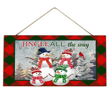 Décoration de porte d'entrée avec bonhomme de neige blanc de Noël, décoration de porche de ferme, décoration de porte de bienvenue avec baies de