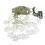 Hiroekza16-Snowflake80LED11,5ft Χριστουγεννιάτικα Κουρτινόξυλα, Συμβατά με Διακόσμηση για 2