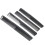 Peine para el cabello - Gioco di attrezzi per capelli e penne Black Combs, 12pzas 2