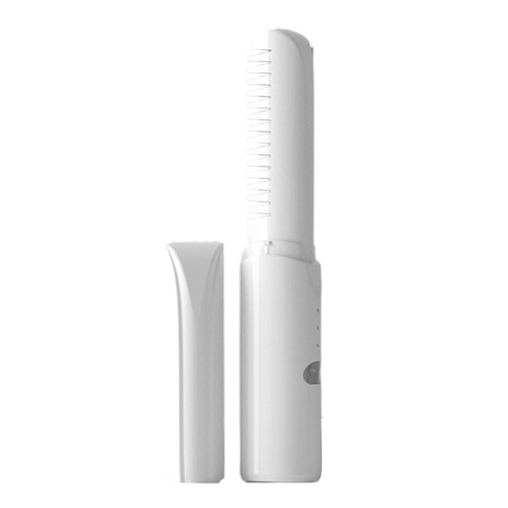 Unisex Jacenvly Christmas Decorations Indoor Clearance Usb Wireless Hair Straightening Comb, Compatible With Hair Styling, Dual Use Curling Stick
