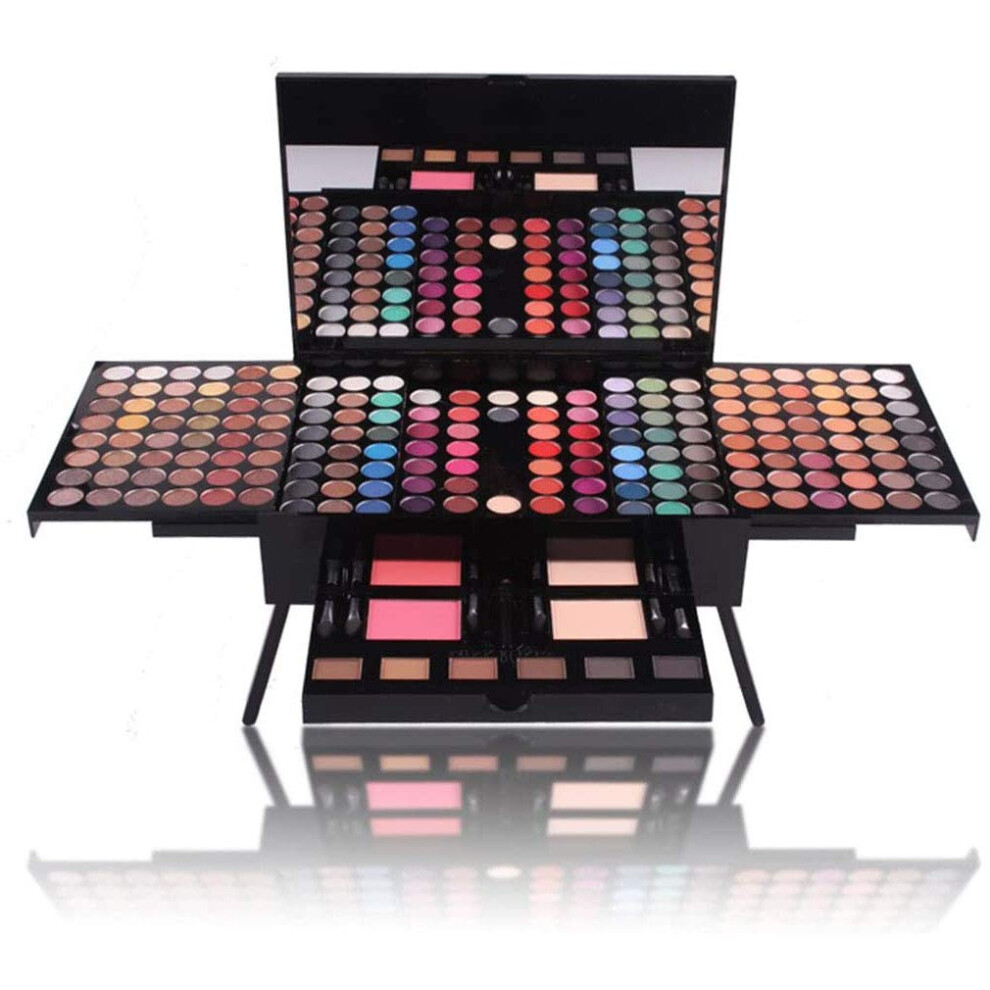 180 Color Eyeshadow Palette Makeup Kit with Matte and Shimmer, Travel Friendly Professional Set