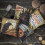 Phantoscope 18" x 18" Crow Halloween Polyester Decorative Pillow Cover , ( 4 Count) 5
