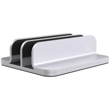 Support vertical pour ordinateur portable Jixopn, support réglable à double fente pour ordinateur portable et tablette de 17,3 pouces, support en