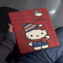 Carcasă de protecție Hello Kitty compatibilă cu iPad pentru tabletă Apple, carcasă acrilică cu slot pentru stilou pentru Air3/4/5Mini6Femeie de