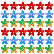 Wedding Flower Confetti Sequins: Romantic Double-sided Sprinkles for Parties