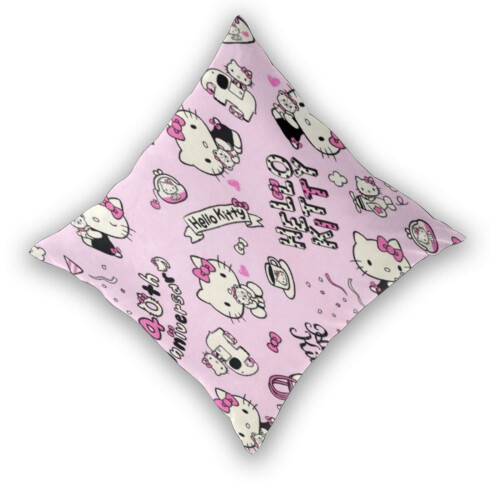 Capas de almofada Hello Kitty, pacote com 2 unidades, 40x40 cm (16"x16") 2