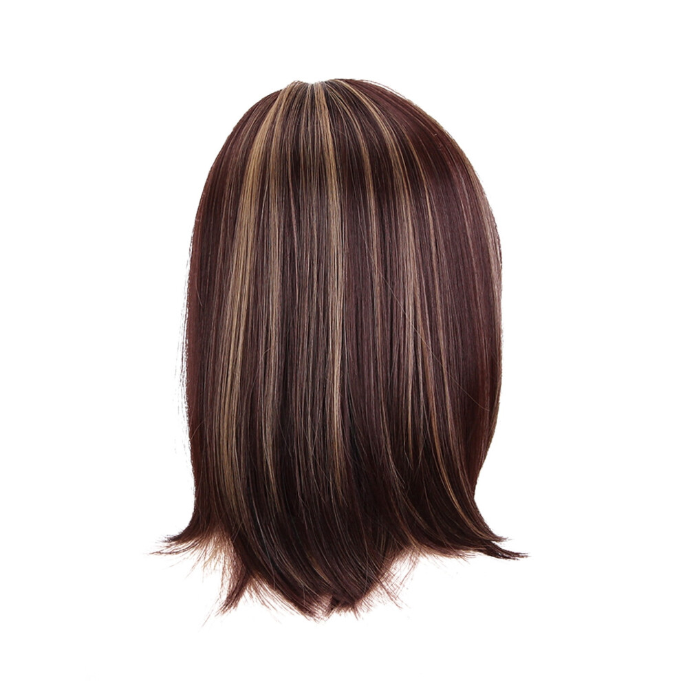 Unisex Brown Yhaiogs Lace Melt Wave Curly Synthetic Wigs Hair Medium Fashion Hair Wig Hair Long Water Wig