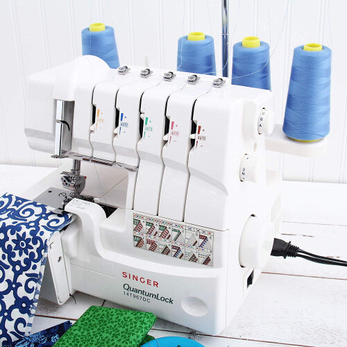 Polyester Serger Thread by Threadart - 2750 yds 40/2 - Grey - Over 50 Colors Available 1