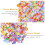 Wedding Flower Confetti Sequins: Romantic Double-sided Sprinkles for Parties 4
