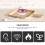 Eease4 stk. Holdbare ovale oste-cheesecakeforme til buddinggelé (assorterede farver) 2