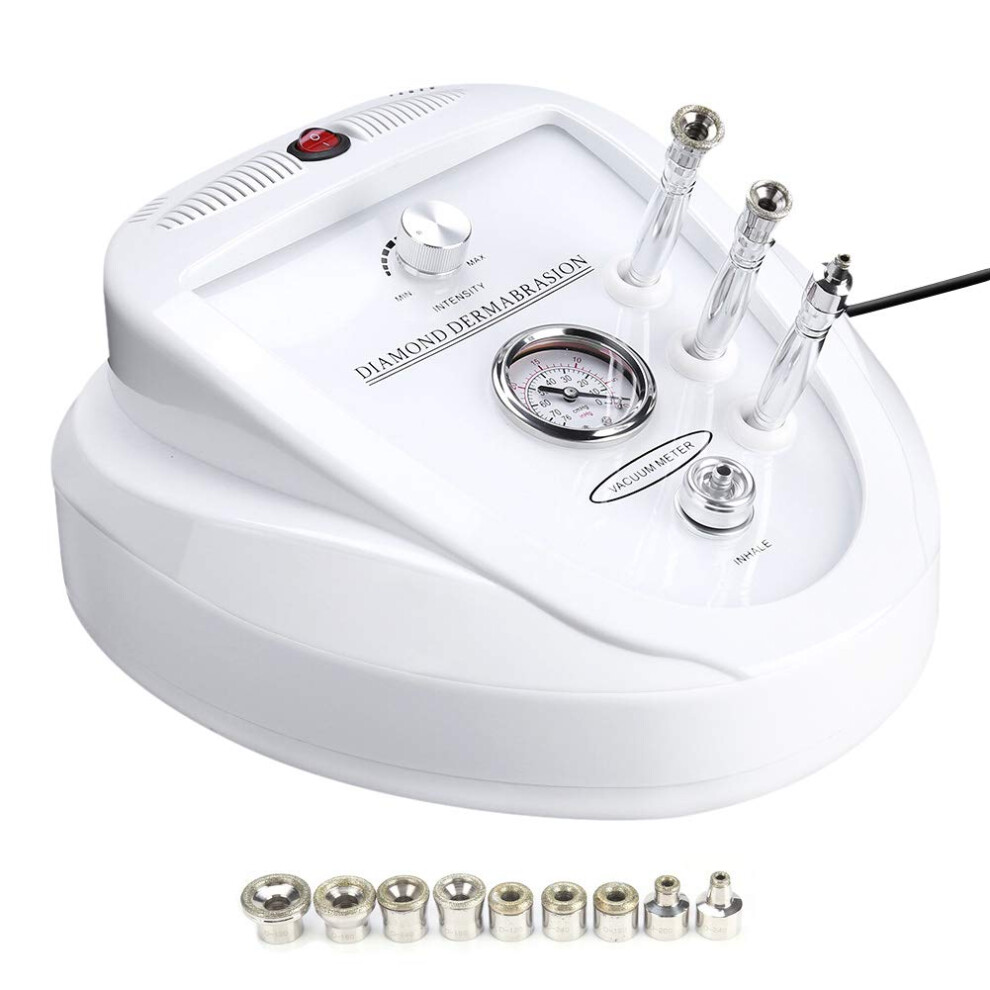 Professional Diamond Microdermabrasion Machine for Face, 60W Vacuum Suction Facial Treatment Device
