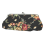 Schwarze Handtasche mit Blumenmuster [Groß], Einheitsgröße 1