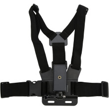 Supporto pettorale per selfie per cellulare, adattatore per cinghia pettorale per selfie, imbracatura con clip regolabile per cellulare