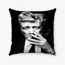 AIVO David Lynch Smoke personalizat față de pernă personalizată din poliester tors pătrat față de pernă decorativă pernă canapea pat