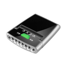 Cailmei LED-Hutlampe mit Lichtsensor, Angelscheinwerfer, USB-Ladeclip, silberfarben