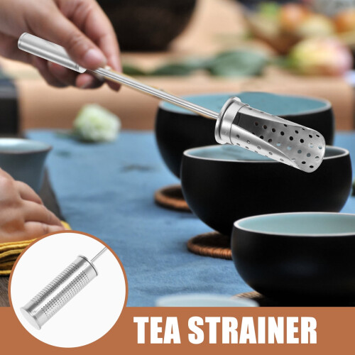 Teinfuser Teholderrør Bærbart tefilterrør Gjenbrukbart teinfuser Løs te-steepotte 1