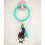 Bracelet porte-clés rond en cuir 5