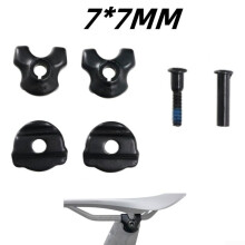 Fahrrad-Sattelstützenklemme für Carbon-Sattelstreben 7x9/7x7 mm, oval/rund